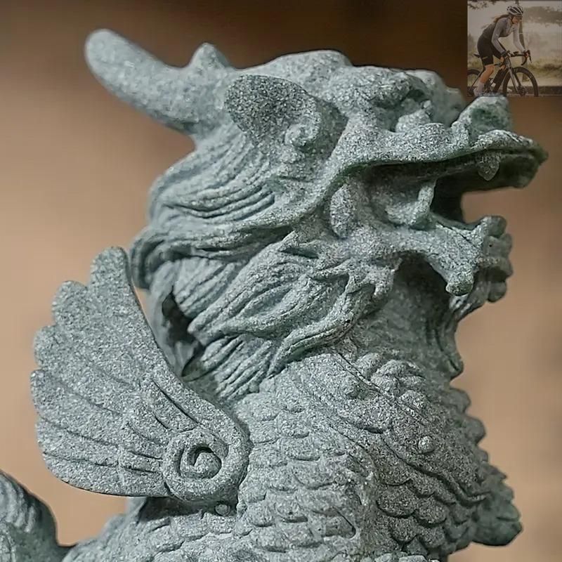 インテリア小物 【新品未使用】麒麟 置物 オブジェ 飾品 工芸品 幸運