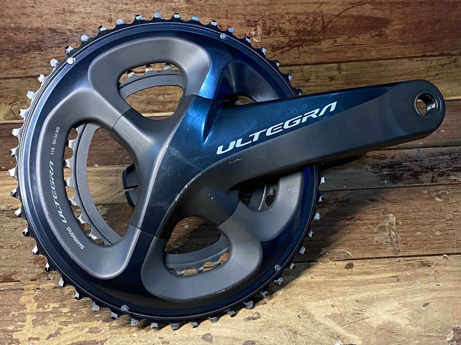 ID548 シマノ SHIMANO アルテグラ ULTEGRA FC-R8000 クランクセット 170mm 50/34T  ※固定ボルト類欠品、リコール検品済み - メルカリ