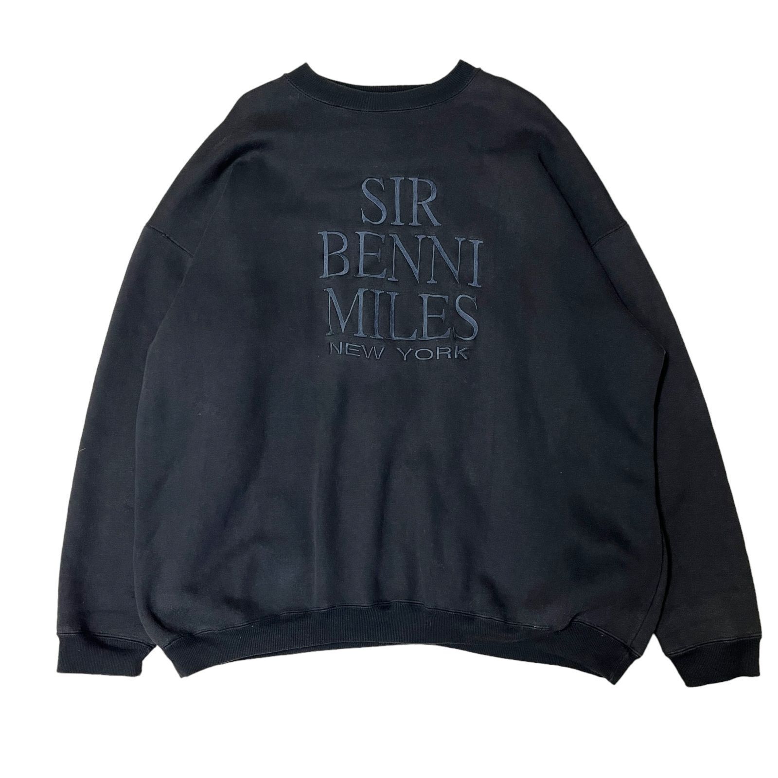 【古着 / スウエット】USA製 SIR BENNI MILES NEW YORK (サーベニマイルズ ニューヨーク) 2XL