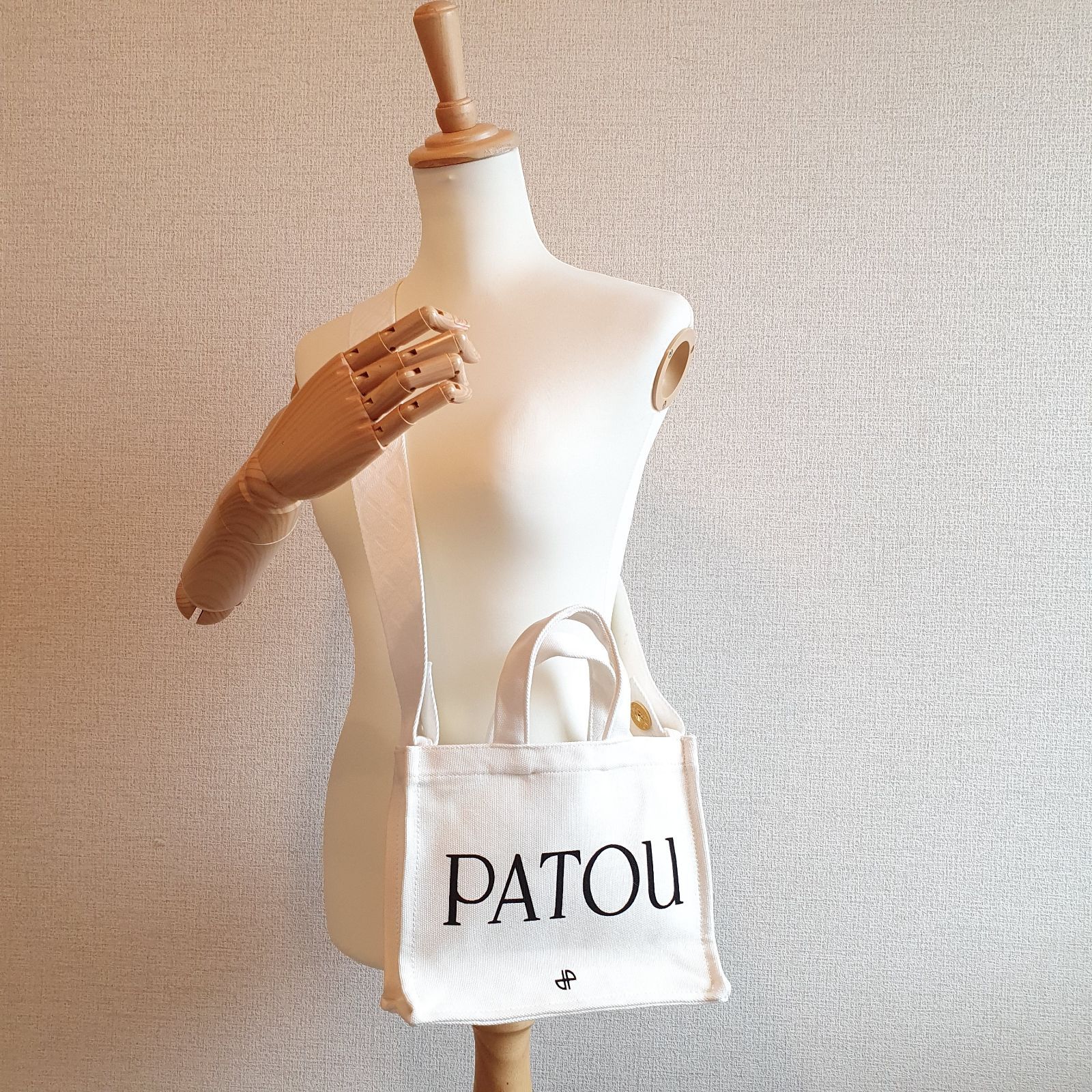 新品・未使用】PATOU オーガニックコットンスモールキャンバストート