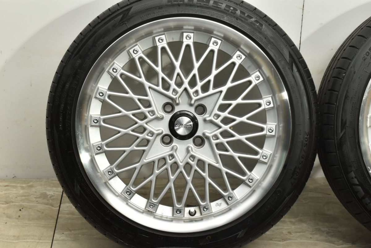 2024年製】KYOWA RACING KR745 17in 7J +40 PCD100 ミネルバ