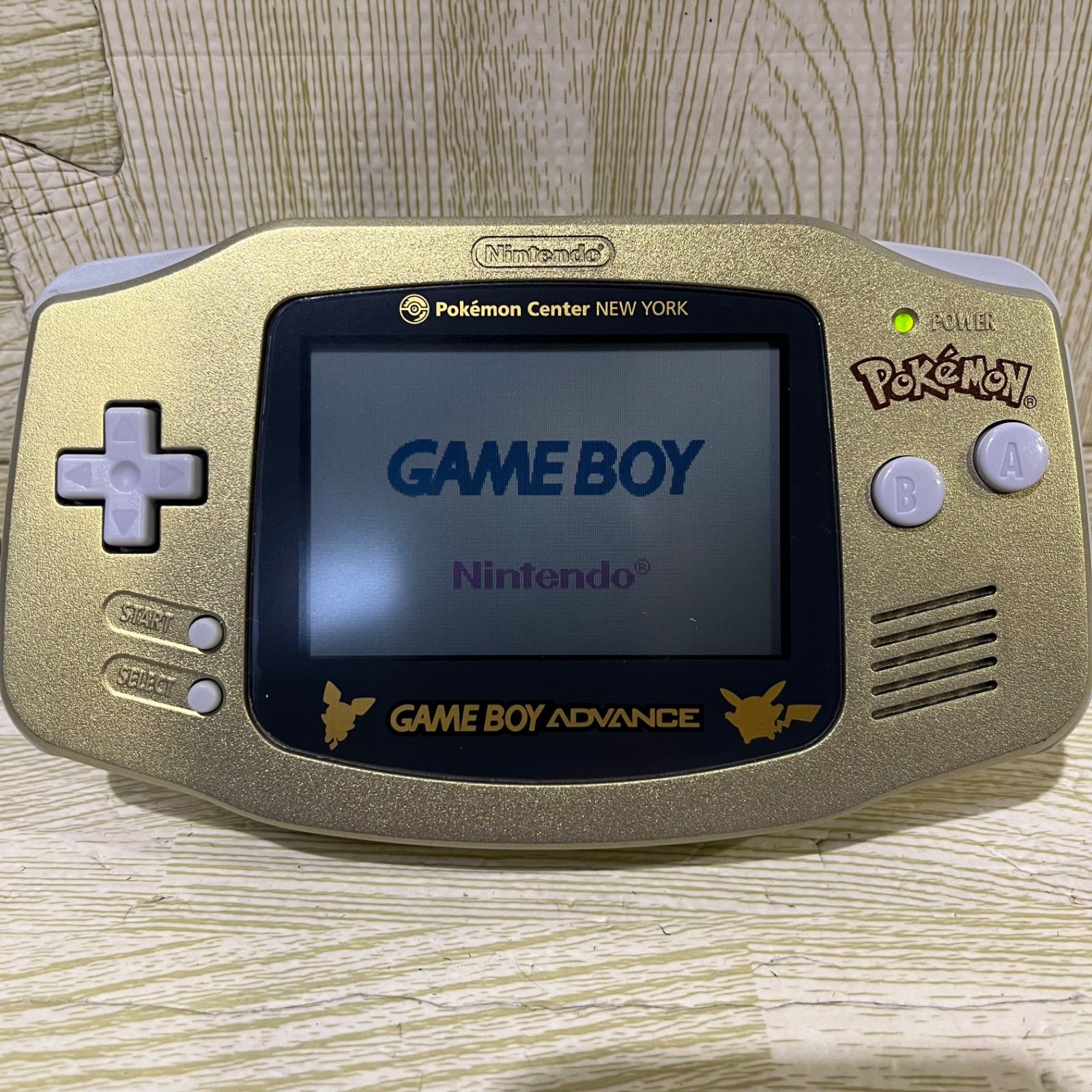 超美品ゲームボーイアドバンス 本体 ポケモンセンターニューヨーク