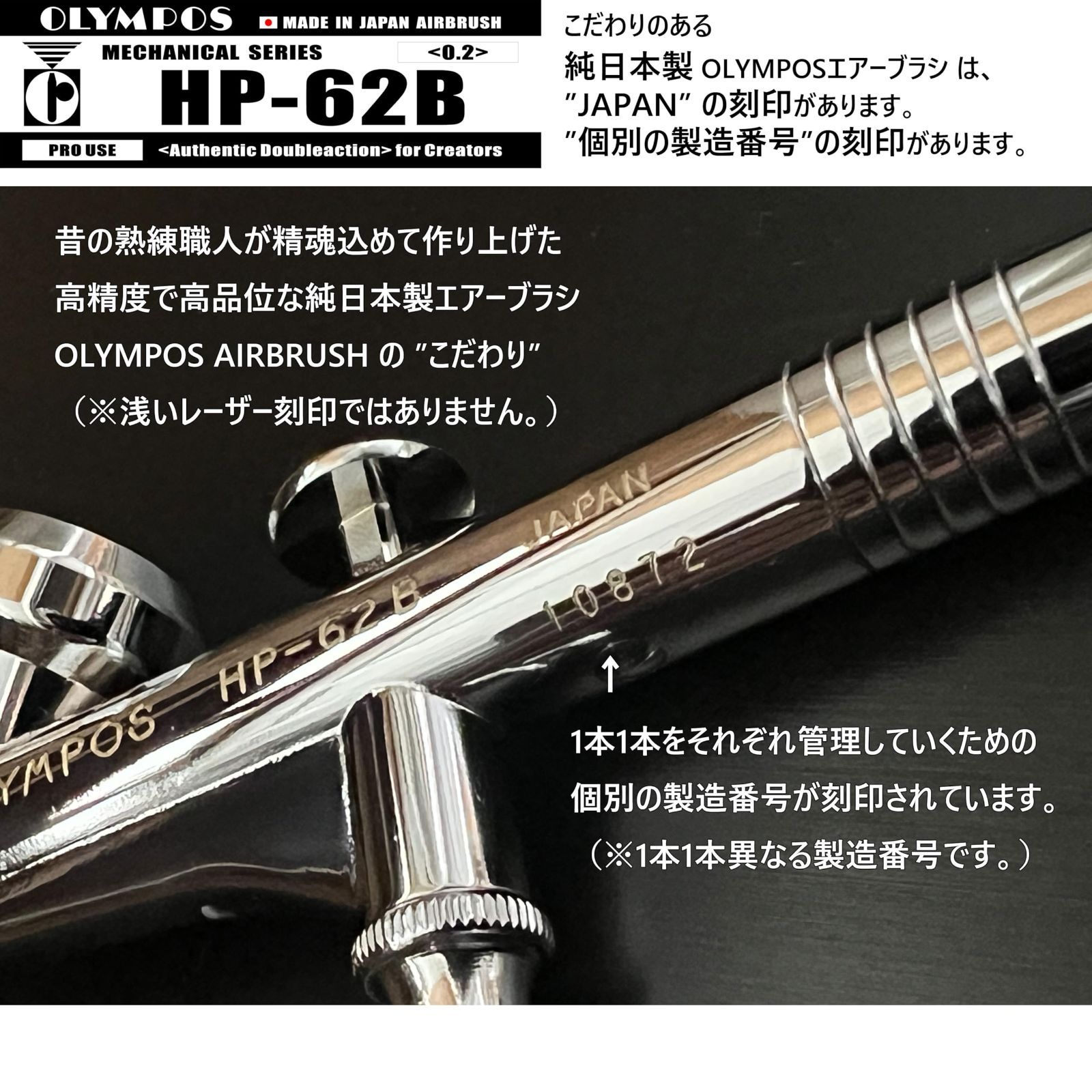 OLYMPUSエアブラシとエアーカン OLYMPOS|エアブラシ エア缶付き|HARDOFFオフモール（オフモ