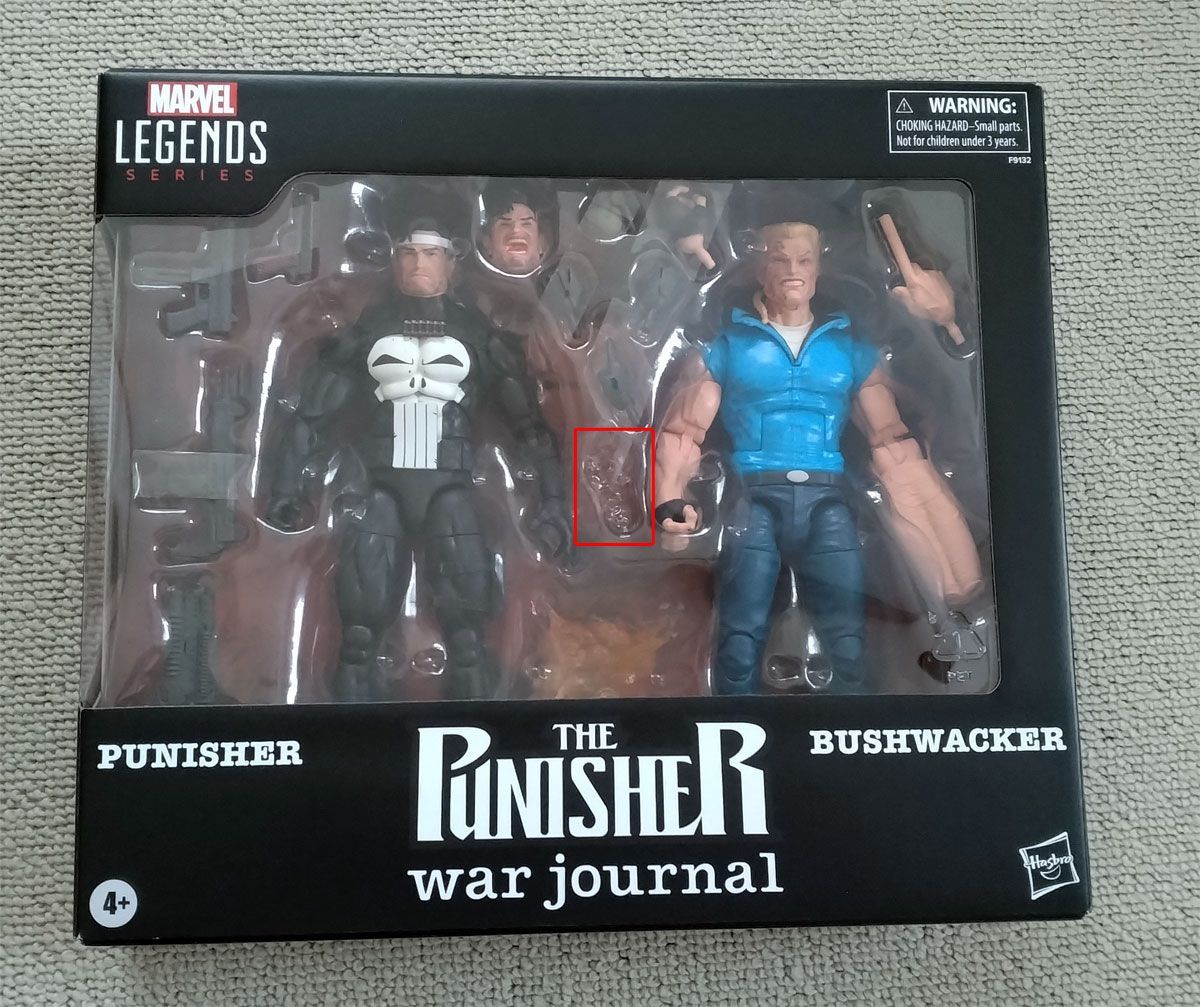 訳あり品】マーベルレジェンド パニッシャー & ブッシュワッカー