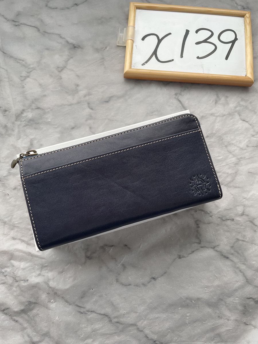 鮫革 ヨシキリザメ ラウンドファスナー長財布 長財布用カードホルダー付き ZOO(ズー) ZLW-136 本革 ヨシキリザメ革 姫路レザー ラウンド