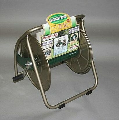 ホースリール メタルリールＭサイズ ～スチール製 国産金属製水道用ホースリール30m向け ホース別売 浅香工業