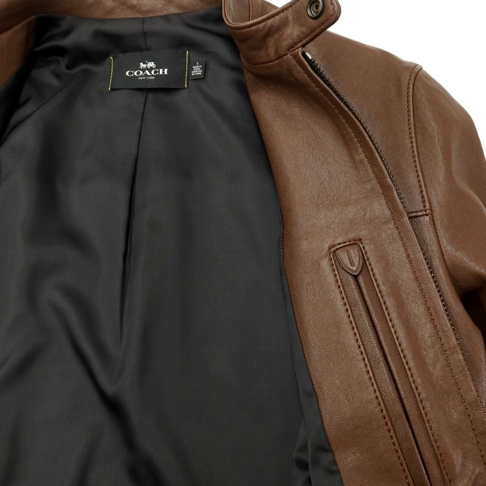 COACH コーチ レザージャケット ライダース ブルゾン(最高級 COACH コーチ レザージャケット ライダース ブルゾン(最高級