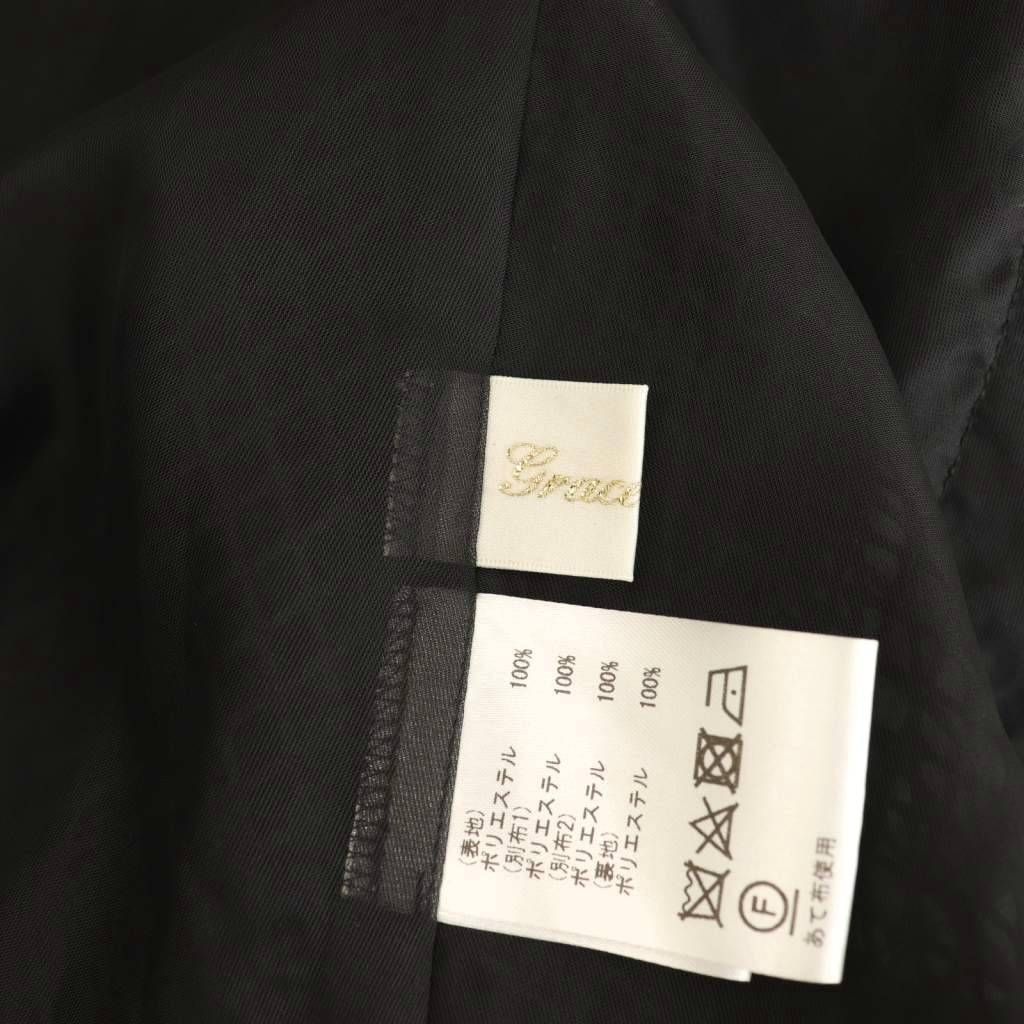  グレースクラス GRACE Class 24 SS メッシュコンビフーディー パーカー ジャケット ジップアップ 36 黒 NR OS パーカー トップス