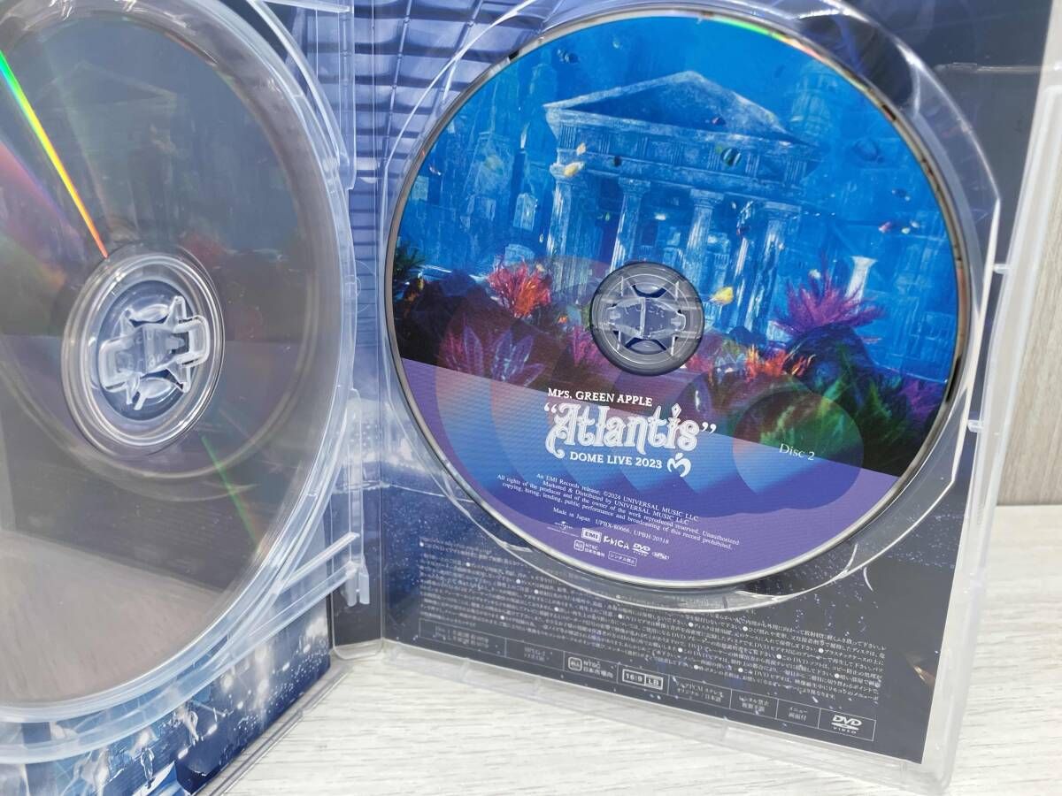 DVD DOME LIVE 2023 'Atlantis'(通常版) Mrs.GREEN APPLE ミセス