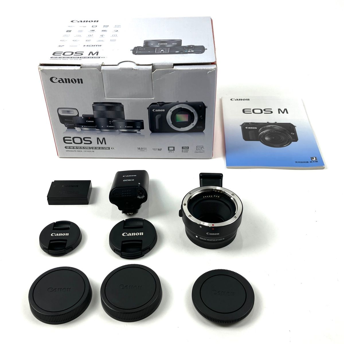 キヤノン Canon EOS M ダブルレンズキット デジタル ミラーレス 一眼 