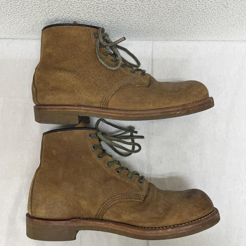 RED WING レッドウィング ブーツ ショートブーツ ナイジェルケーボン ハリスツイード 4619 スエードレザー プレーントゥ ワーク -  メルカリ