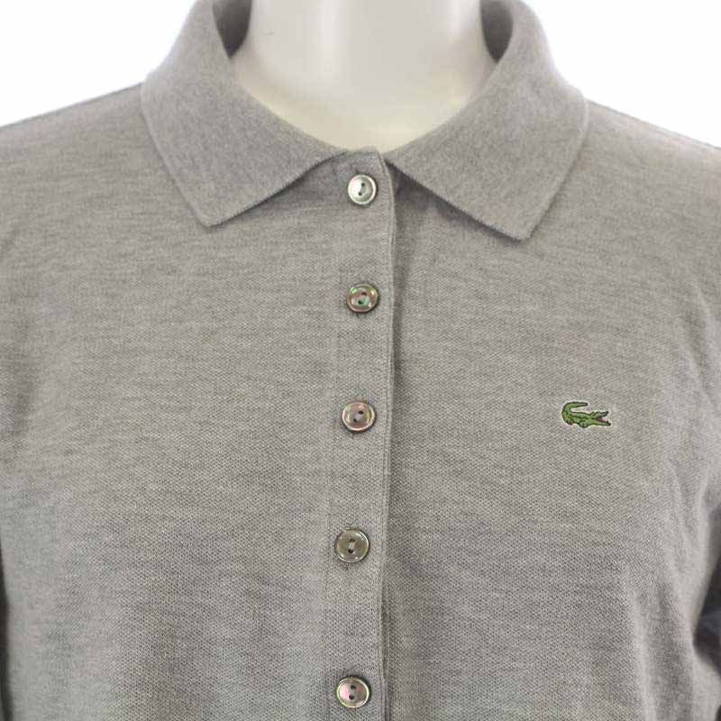 LACOSTE/グレー/長袖ポロシャツ/US M/FR4 楽天市場】LACOSTE（ラコステ） ロングスリーブ ポロシャツ