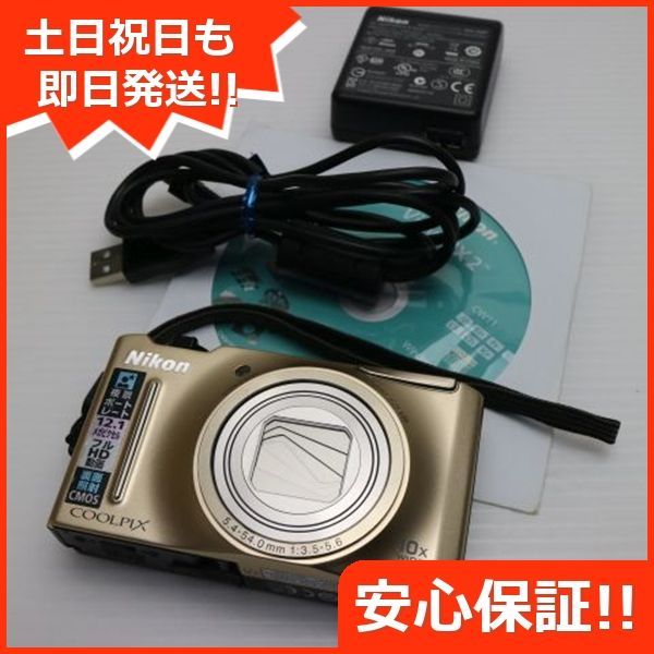 美品】NIKON COOLPIX S8100 デジタルカメラ ゴールド 美品 COOLPIX 