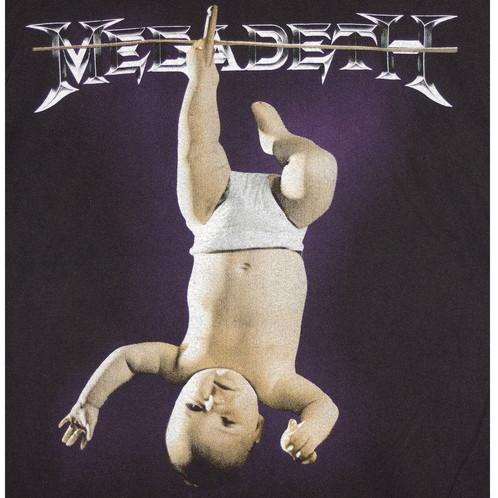 135 MEGADETH メガデス Tシャツ ウォッシュブラック Lサイズ