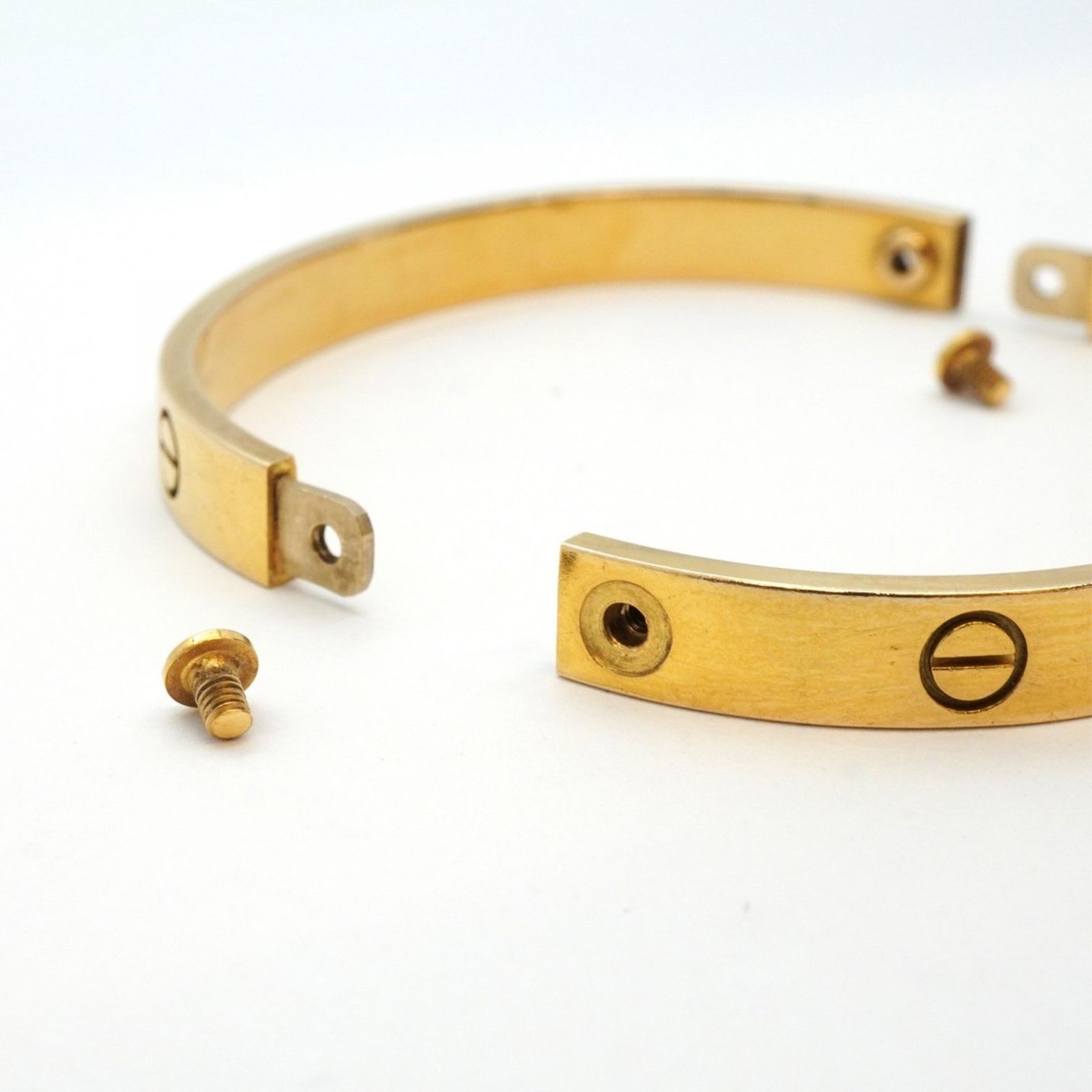 カルティエ(Cartier) カルティエ バングル ラブブレス 18KYG イエロー