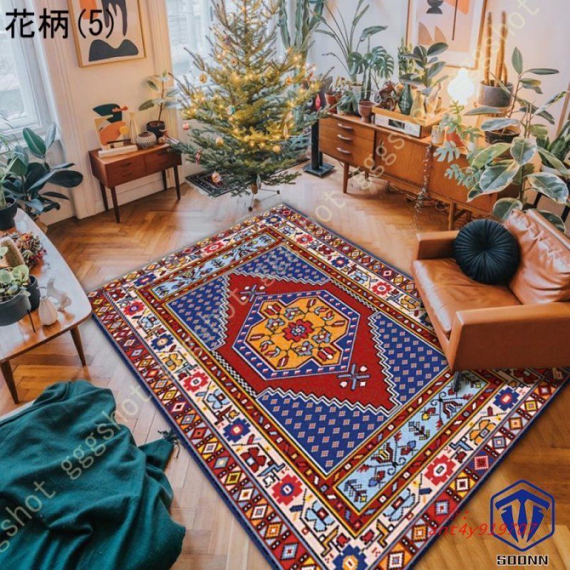 ペルシャ風絨毯 ラグ 洗える 160x200cm お洒落 高級 カーペット 【公式