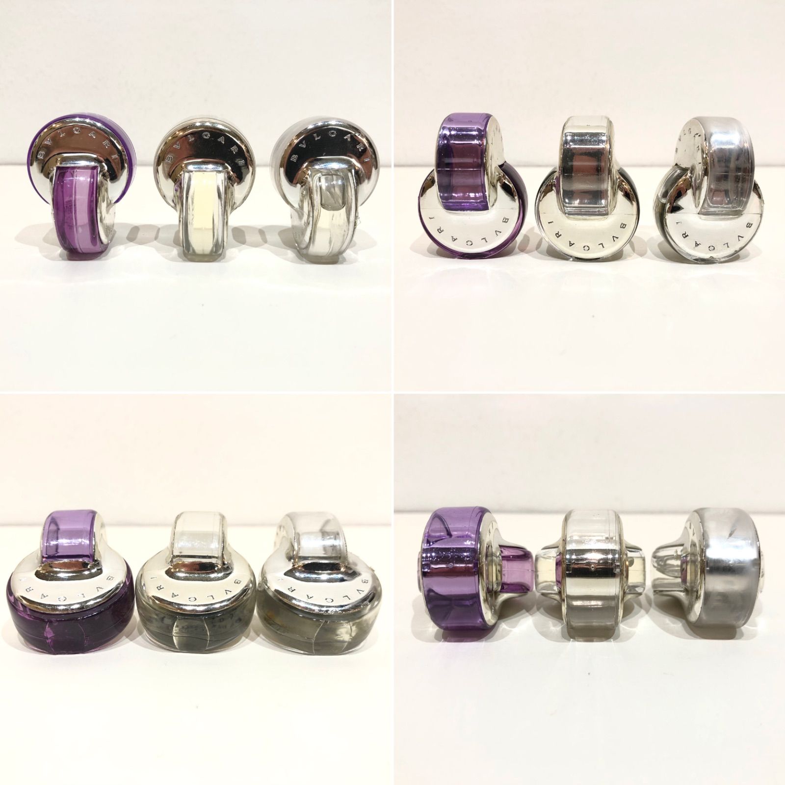11211117 ブルガリ オムニア オーデトワレ 5ml ミニ香水 3個 セット 