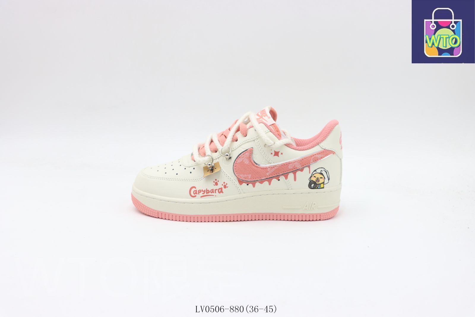 今日 ナイキ NIKE スニーカー ピンクホワイト Pink White LV0506-880-WTO輸入2