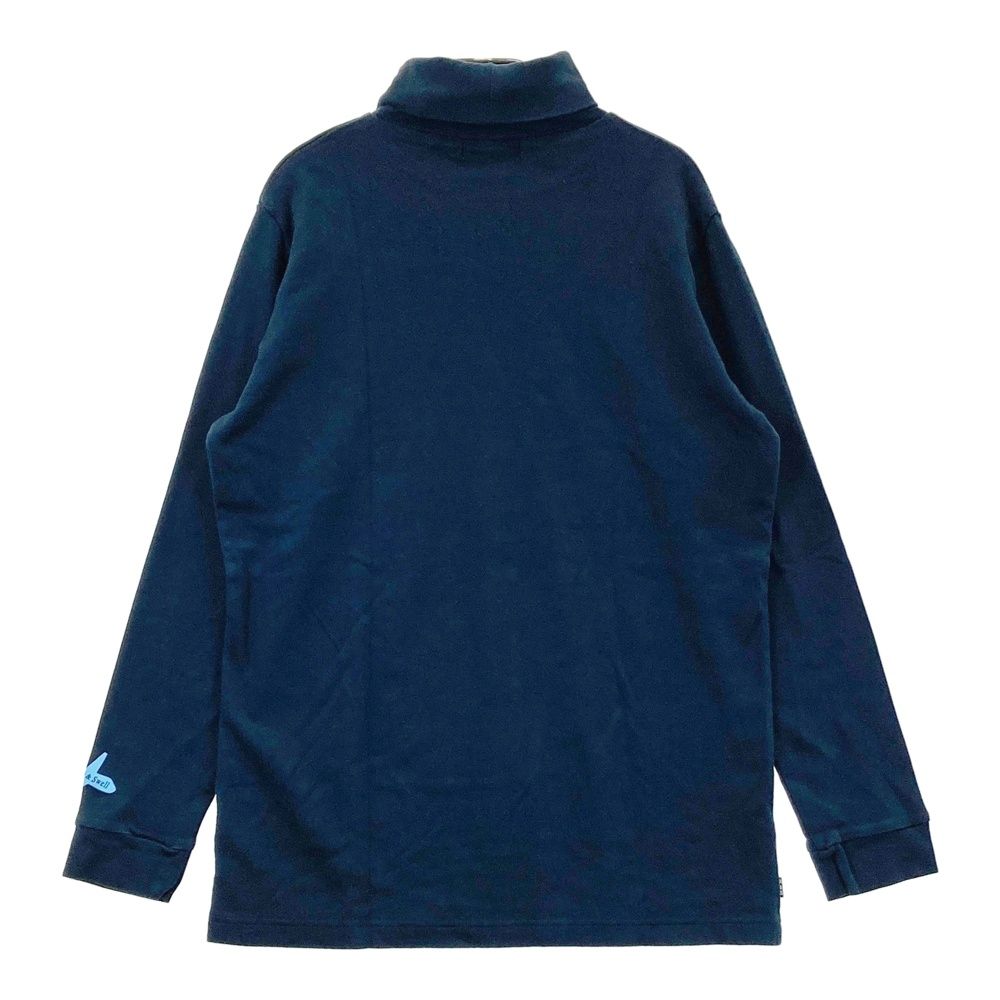 サイズ：XL ROUGH&amp;SWELL ラフアンドスウェル  タートルネック 長袖Tシャツ  ネイビー系 [240101501548] ゴルフウェア メンズ ストスト サイズ：XL ROUGH&SWELL ラフアンドスウェル タートルネック
