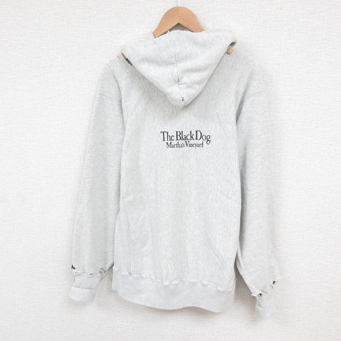 XL/古着 ケルスポーツ 長袖 スウェット パーカー メンズ 90s The Black 