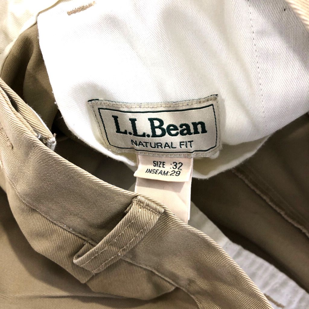 L.L.Bean エルエルビーン ナチュラルフィット 2タック チノ パンツ