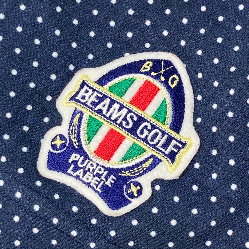 サイズ：M BEAMS GOLF ビームスゴルフ 半袖ポロシャツ ドット柄