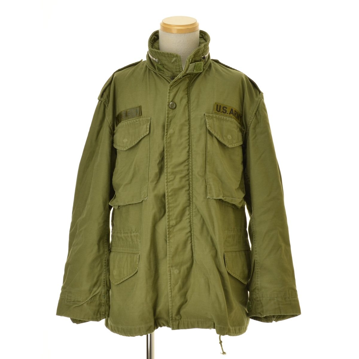 USARMY】60s M-65 M65 2nd アルミジップ エポレット付ジャケット 