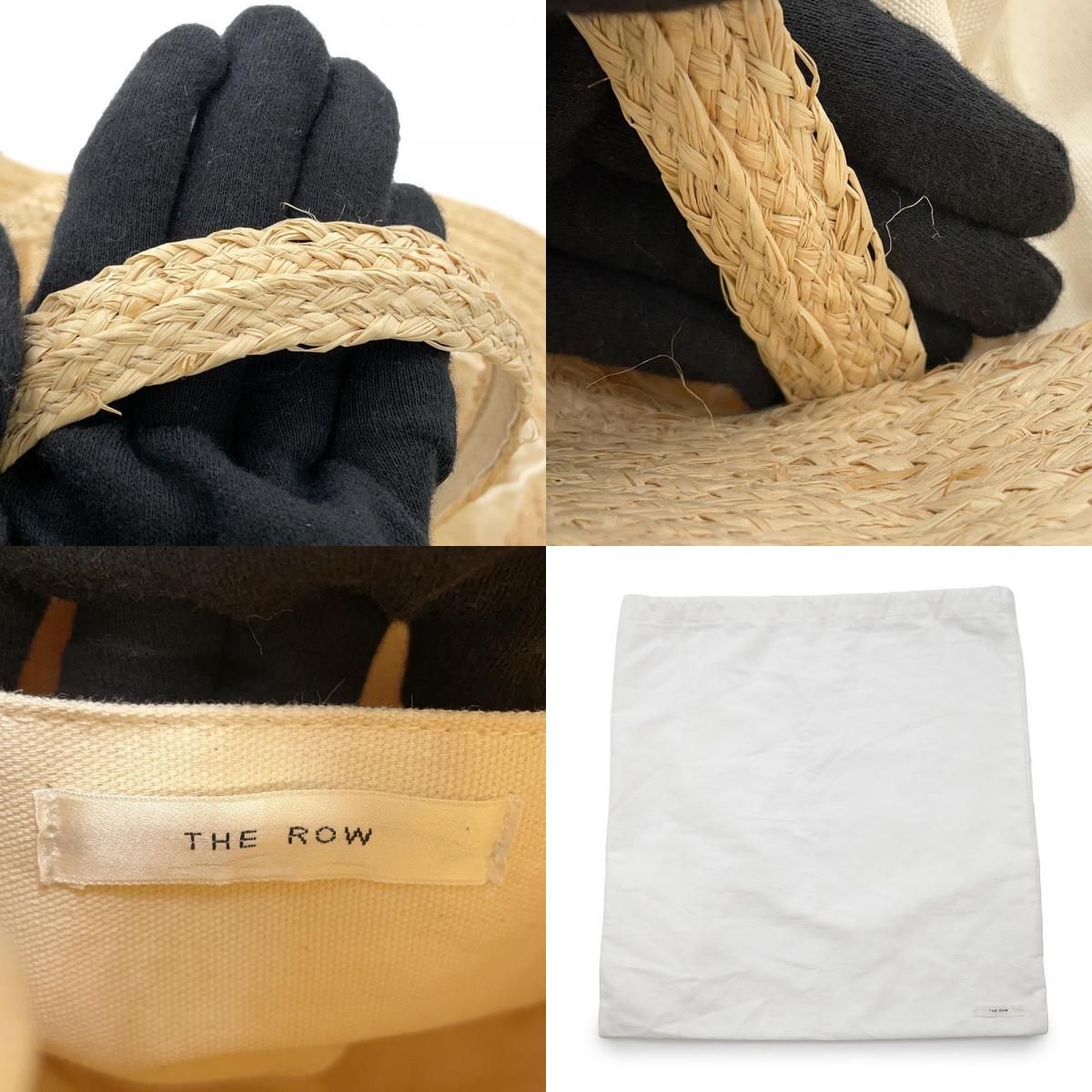 【THE ROW】ザ ロウ Sol ラフィア製のバッグ バケットバッグ Sol ラフィア製のバッグ タン – The Row