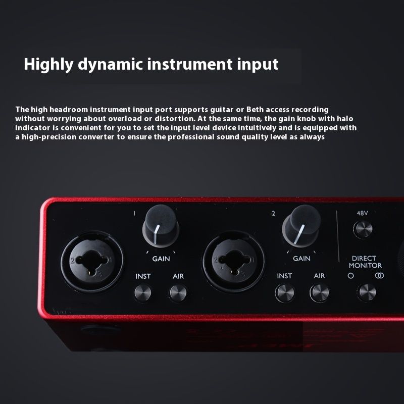 NGUVMN 2-in-1 プロフェッショナル歌声サウンドカード USB充電 ボリュームコントロール＆バッテリーインジケーター付き - カラオケ ビデオ会議 ゲーム ストリーミング イードアルフィトル＆ムバラク祭り用レッド合金デザイン 歌唱マイク NGUVM
