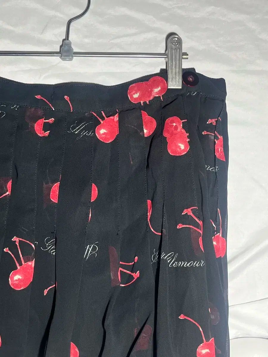 ヒステリック グラマー アーカイブ ドクロ チェリー レース プリーツ スカート WWW_OLIVIERBERNSTEIN_COM