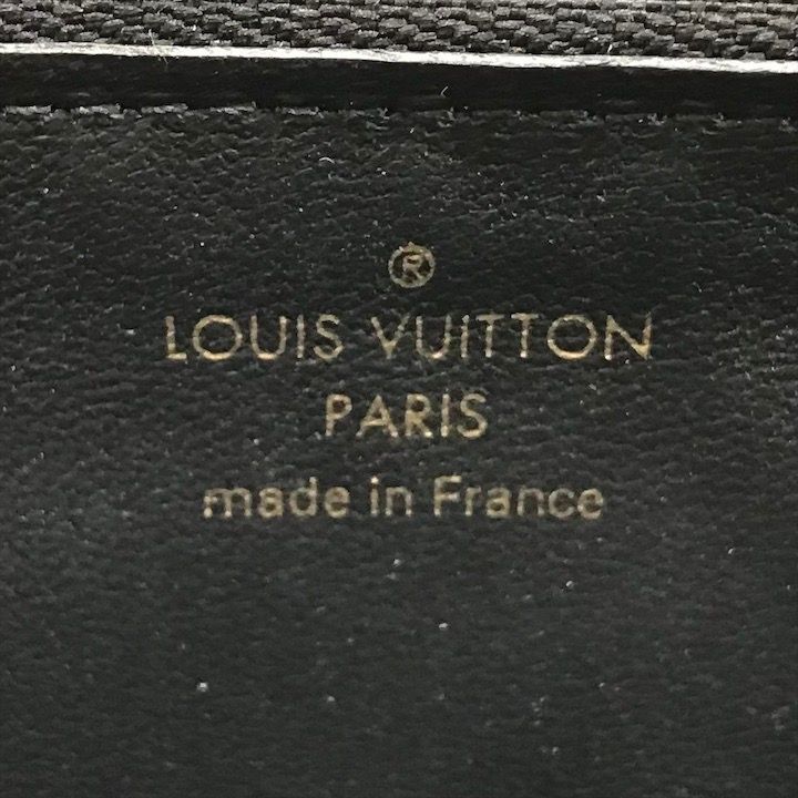 美品 LOUISVUITTON LVロゴ ポルトフォイユ カプシーヌ キャンバス レザー ブラック 長財布 ウォレット a3122 - メルカリ