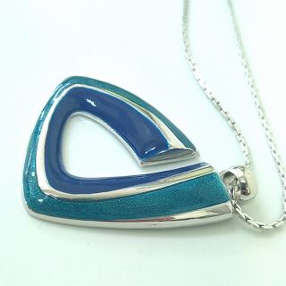   デイジーペンダントネックレス デイジー ペンダント ネックレス シルバー ブルー系 daisy