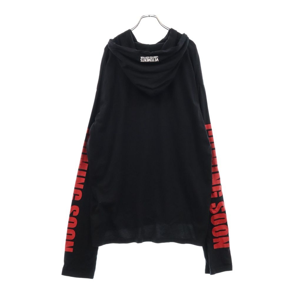 VETEMENTS スター・ウォーズ ブラック長袖パーカー VETEMENTS スター・ウォーズ ブラック長袖パーカー