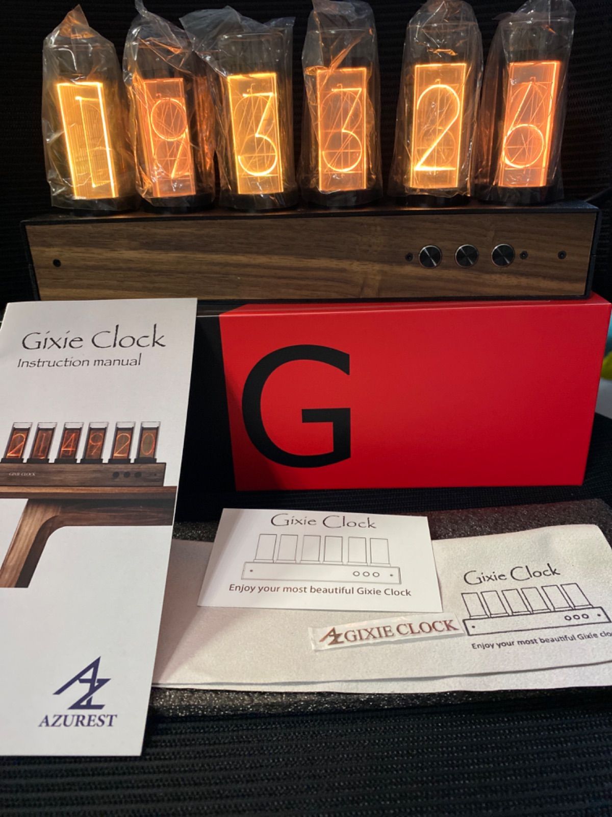 ギクシークロック Wi-Fi 正規品 日本仕様 Gixie Clock ニキシー