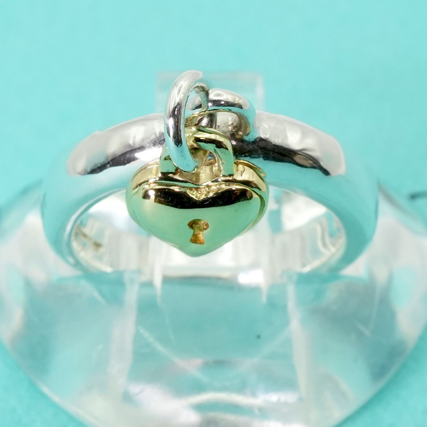 極美品！ティファニー　ハートリング　Tiffany 極美品 オールドティファニー リターントゥ ハート リング 14号
