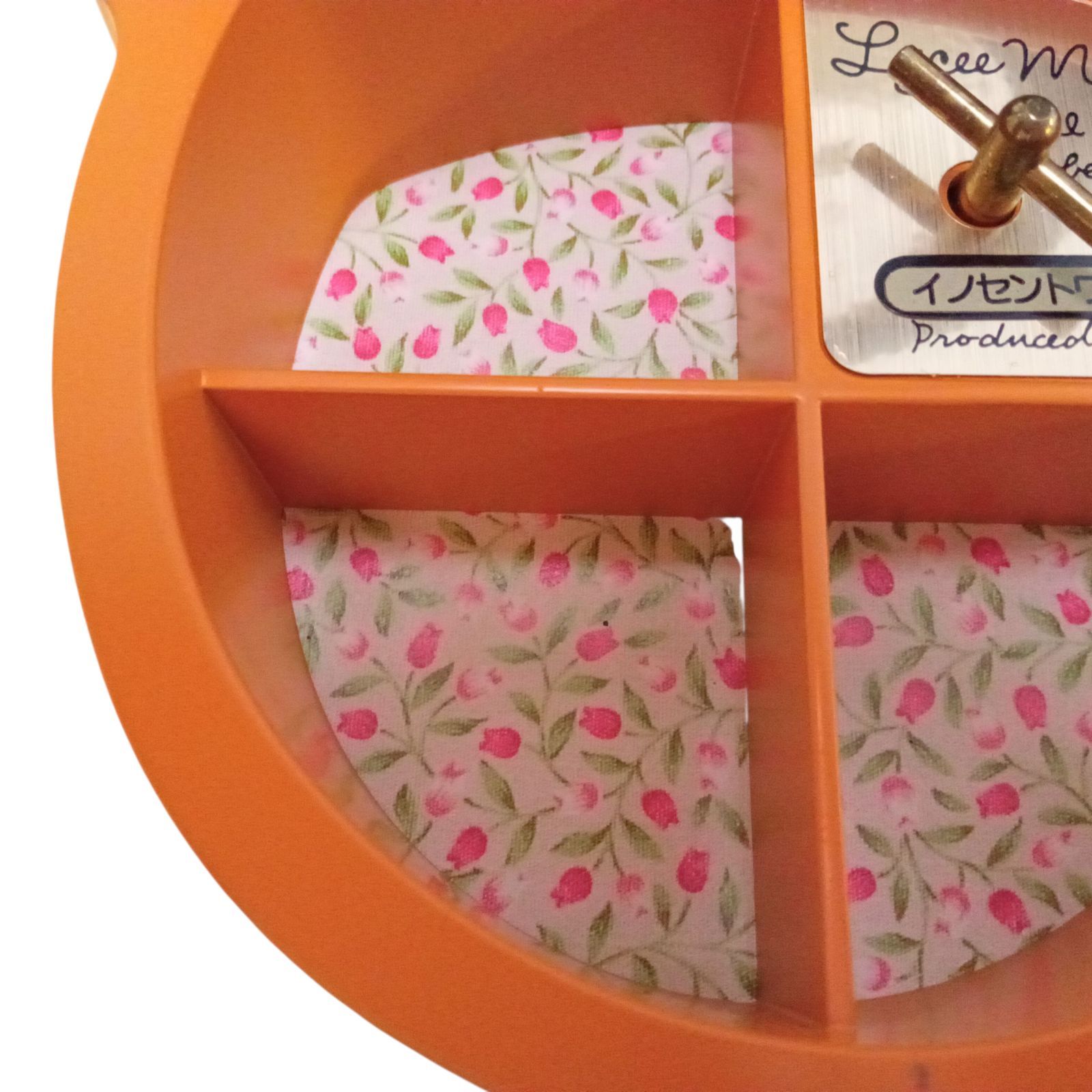 X10182 小物入れ オルゴール付き Lycee Mixte クマ形 茶 プラスチック