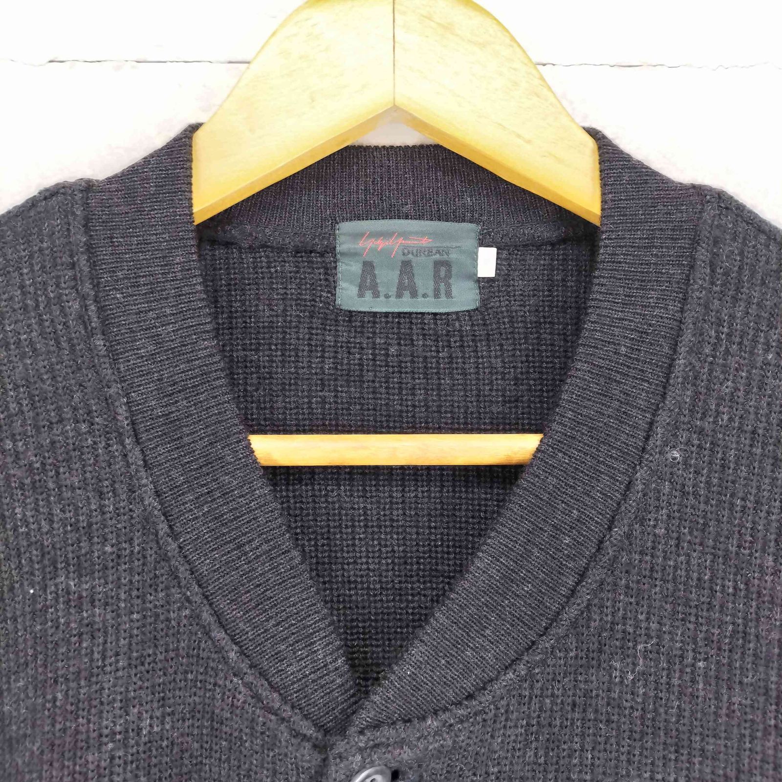 稀少】90s A.A.R ヨウジヤマモト ダーバン ウールニット チェック