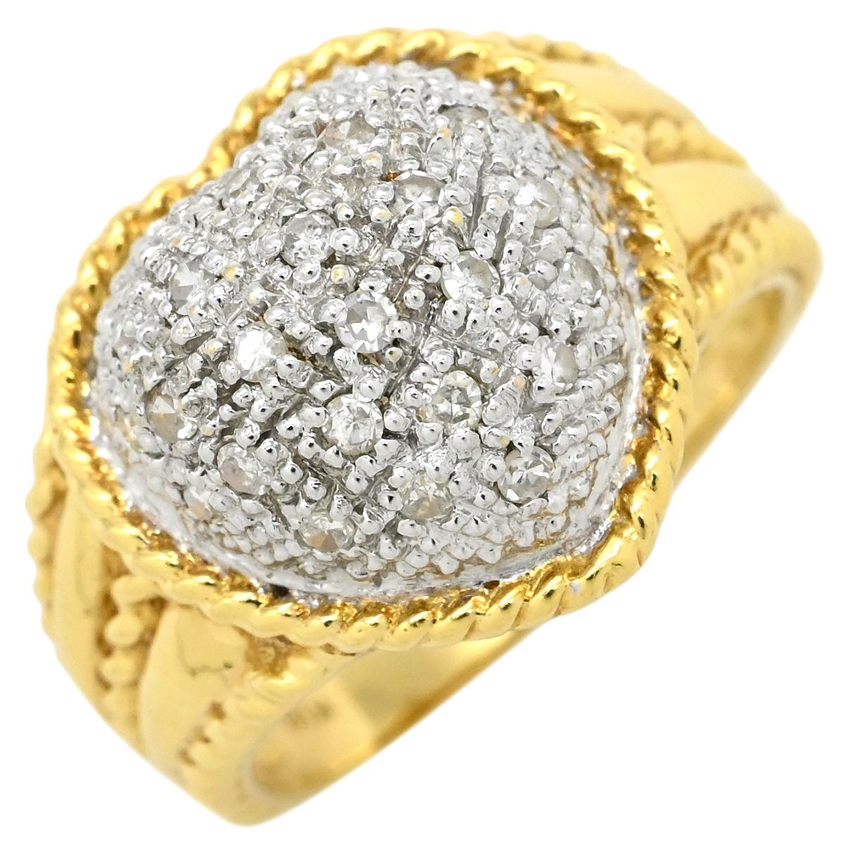 リング 指輪 ダイヤリング K18YG ダイヤモンド イエローゴールド Au750  