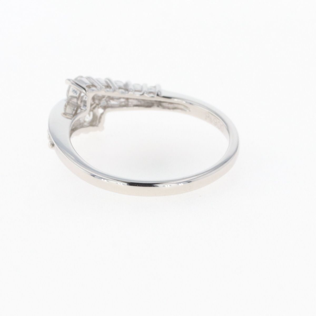 メレダイヤ デザインリング プラチナ 指輪 リング 12号 Pt900 