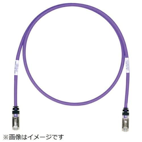 2営業日で発送 パンドウイットコーポレーション パンドウイット CAT6A CAT6 シールドパッチコード 10m 紫