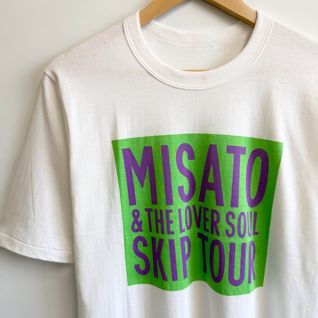 渡辺美里 ライブTシャツ OH! MISATO 渡辺美里 LIVE 1980 ツアーTシャツ シングルステッチ