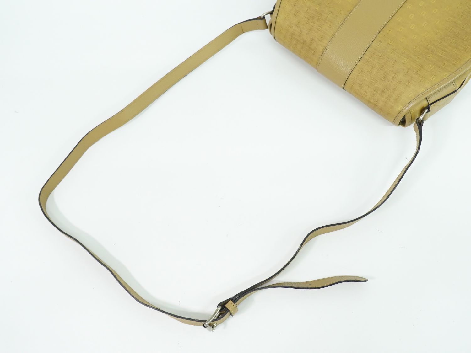 本物 フェンディ FENDI コーティングキャンバス レザー ショルダー  