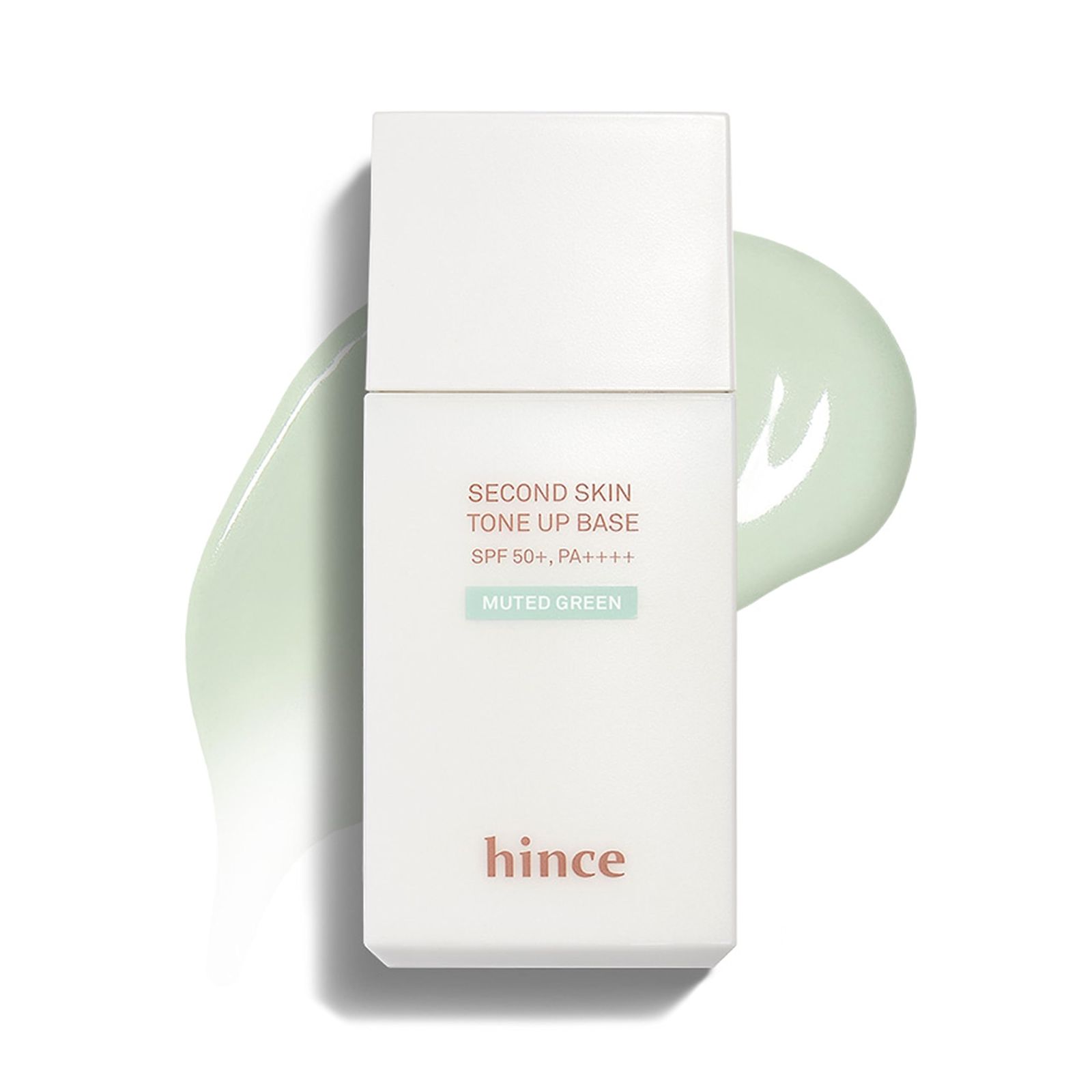 hince Second Skin Tone Up Base (Muted Green) [正規品] 