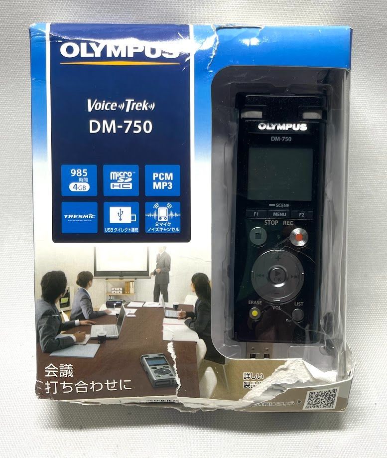 開封済・未使用品】 OM SYSTEM/オリンパス OLYMPUS ICレコーダー VoiceTrek DM-750 BLK A0718  0902ML004 0120240828100350 - メルカリ