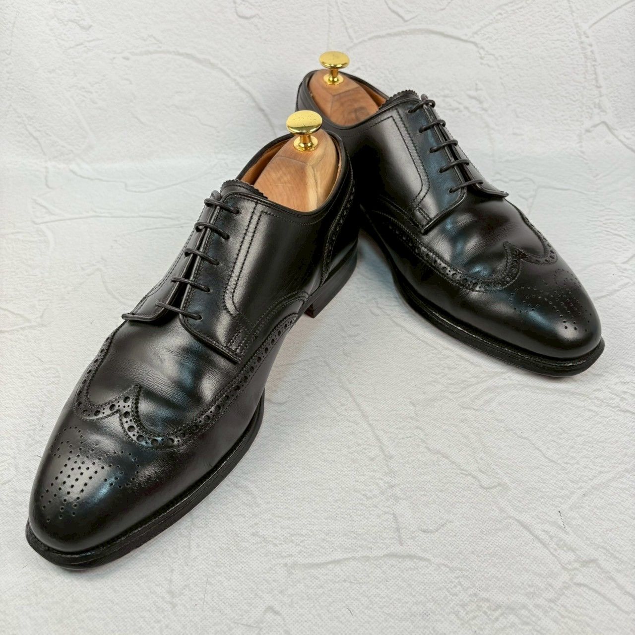 良品】Crockett&Jones クロケットアンドジョーンズ ウイングチップ 外