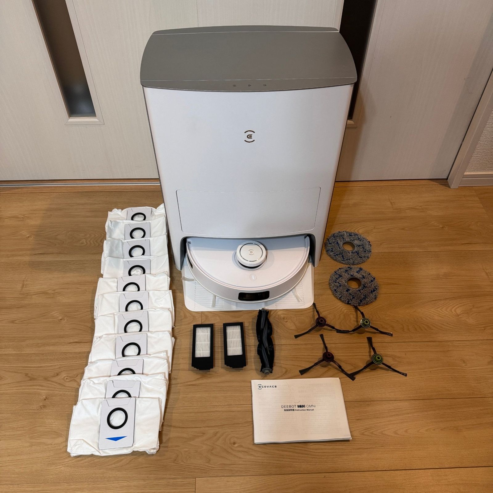 ECOVACS(エコバックス)DEEBOT T10 OMNI ロボット掃除機 白