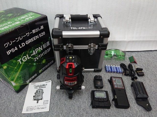 ♥品 TAKAGI グレーンレーザー墨出し器 TGL-4PN鉛直 2V1H1D3P 侍BLACK 高儀