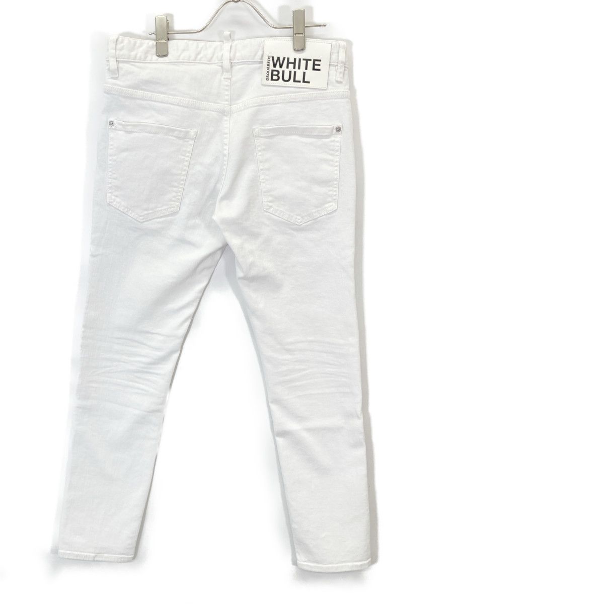 DSQUARED2 ディースクエアード S74LB1137 SKATER JEAN 白 ｶﾞｰﾒﾝﾄ