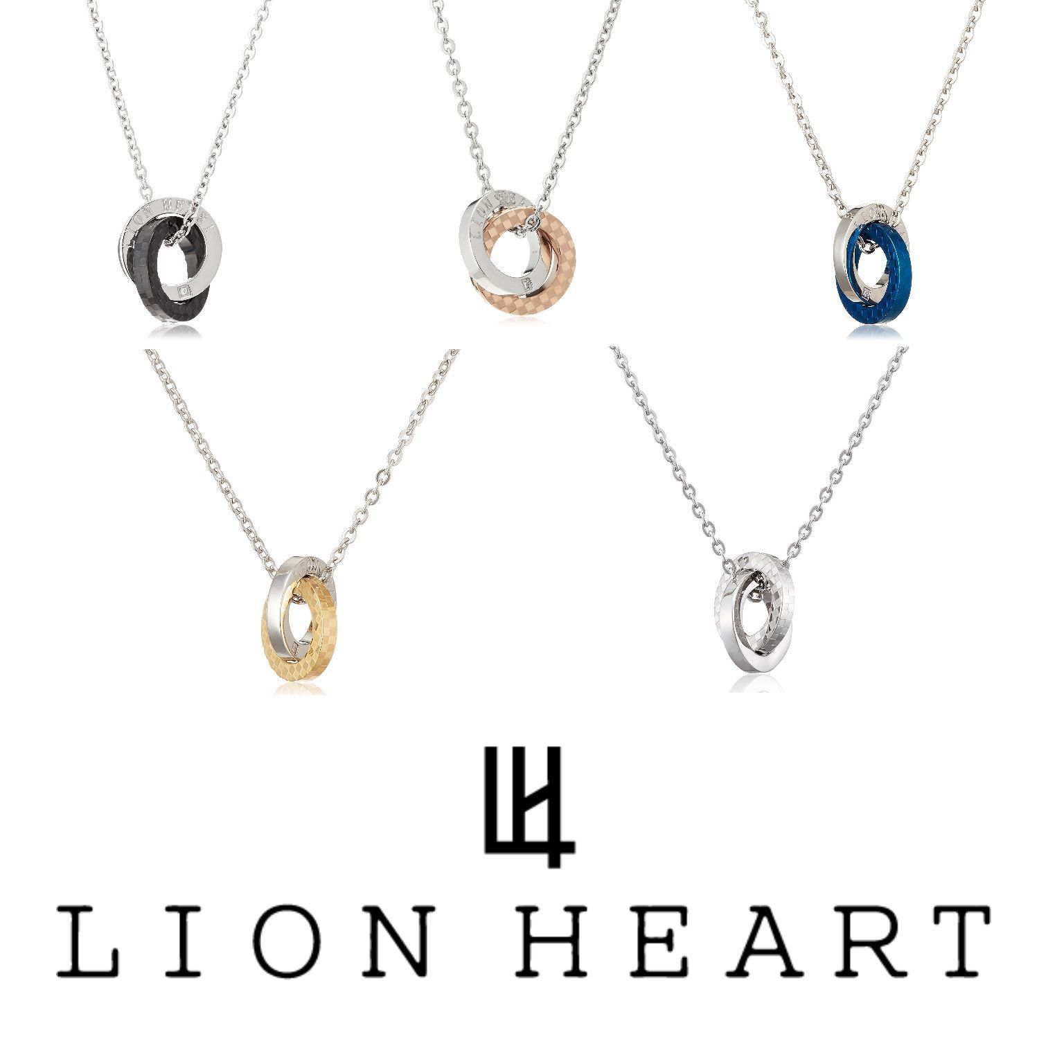 ライオンハート LION HEART ペンダント ネックレス 04N135 ダブル 