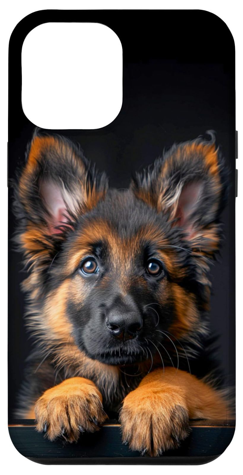 【在庫処分】15 Plus iPhone ジャーマンシェパードの子犬の携帯電話 スマホケース